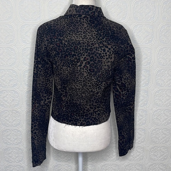Nine West Cropped Sarah Jacket with a Raw Hem, Color is Wild One - Picture 5 of 10